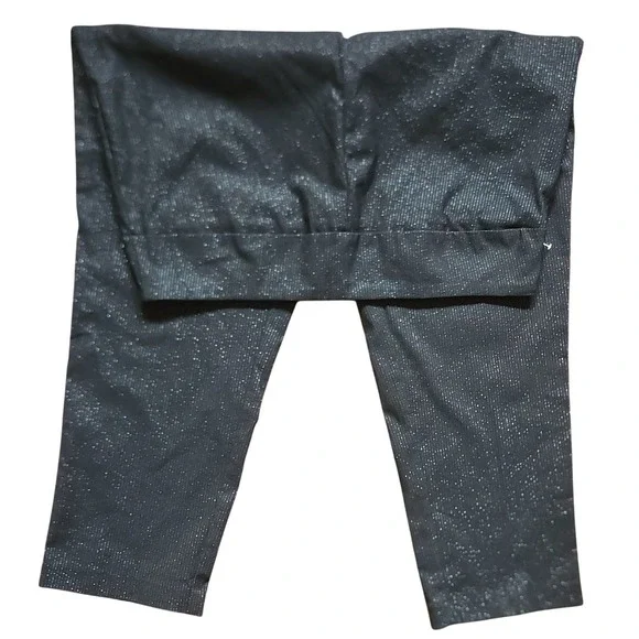 Black Cropped Women's Pants - Picture 3 of 4